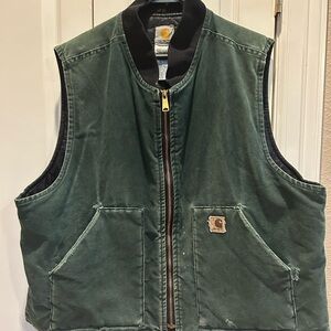 Thrashed 90’s Carhartt men 2XL Hunter green insulated VO2SPC vest